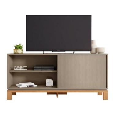 Imagem de Rack para TV 45 Caemmun Mondria, Suede e Freijó