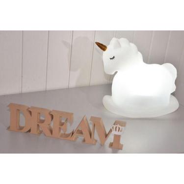 Imagem de Luminária Abajur Unicórnio Inmetro Decorfun, Bivolt