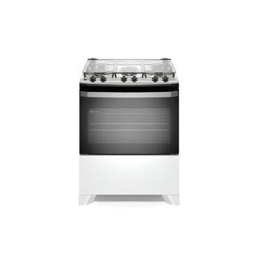 Imagem de Fogão 5 Bocas Electrolux Efficient com PerfectCook FE5IW Mesa de Inox Branco - Bivolt