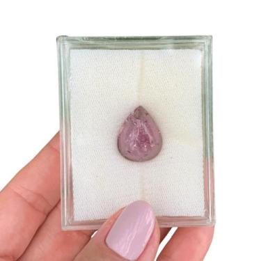 Imagem de Turmalina Roxa Gota Cabochão 12,23ct - ENE2ESE