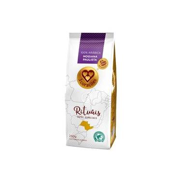 Imagem de Café Torrado em Grãos Mogiana Paulista Gourmet 3 Corações Pacote 250g