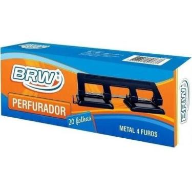 Imagem de Perfurador de papel Grande BRW 04 furos 20 fls PF1004 01 un