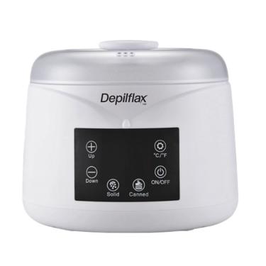 Imagem de Aquecedor de Cera Termocera para Depilação com Display Digital Branco Depilflax 220V