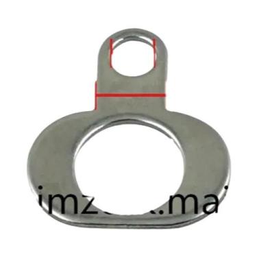 Imagem de Suporte De Aço Inoxidável Para Guidão De Motocicleta 22mm Com Botão De