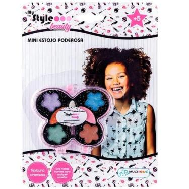 Imagem de Estojo Maquiagem Infantil Mini Poderosa Blush Sombra BR1328 - Multikid