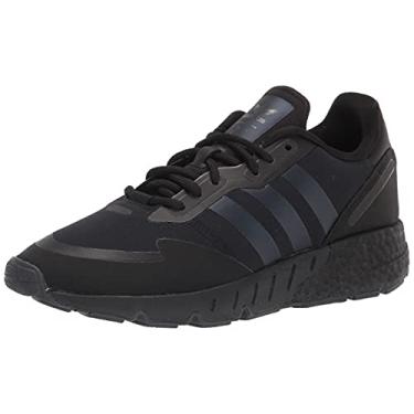 Imagem de adidas Originals Tênis masculino Zx 1k Boost, Preto/preto azul metálico/preto, 5