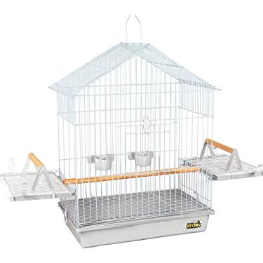 Imagem de JEL PLAST Gaiola Calopsita Teto Aramado- Branco