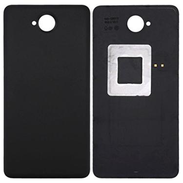 Imagem de LIYONG Peças sobressalentes de substituição para Microsoft Lumia 650 Tampa traseira da bateria com adesivo NFC (preto) Peças de reparo (cor preta)