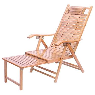 Imagem de Cadeira de balanço, espreguiçadeiras e espreguiçadeiras de madeira com almofada espreguiçadeira almofada espreguiçadeira (cor: B) pequena surpresa