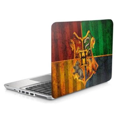 Imagem de Skin Adesivo Protetor Para Notebook 15" Hogwarts Casas Harry Potter B1