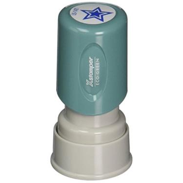 Imagem de Xstamper Carimbo em forma de estrela pré-tintado (XST11421), azul claro