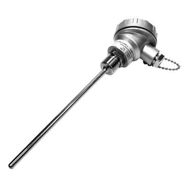 Imagem de Sensor PT100 3 Fios Inox Haste 6 X 150MM Rosca 1/2" BSP Cabecote Pequeno 0-300° - Quali