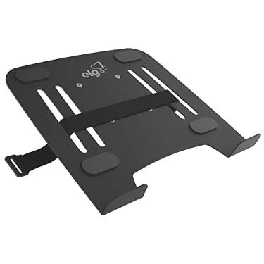 Imagem de ELG, FB7510, Bandeja de Apoio para Notebook de 10" a 17", Compatível com Suporte de Pistão a Gás, Aberturas de Ventilação do Computador, Suporta Até 9kg, Preto