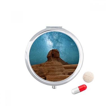 Imagem de Caixa de armazenamento de remédios Blue Sky Red Earth para múmia