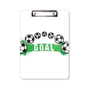 Imagem de Ponte futebol futebol esportivo prancheta pasta, bloco de escrita A4