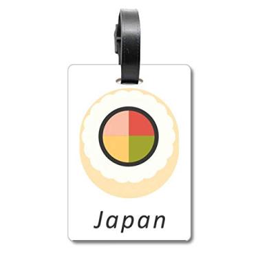 Imagem de Bolsa de sushi tradicional japonesa Maki com etiqueta de bagagem para cartão de bagagem