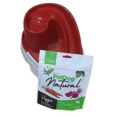 Imagem de BEBEDOURO TOBO FONTE GATOS CACHORROS ELÉTRICO BIVOLT 2,5 LITROS VERMELHO