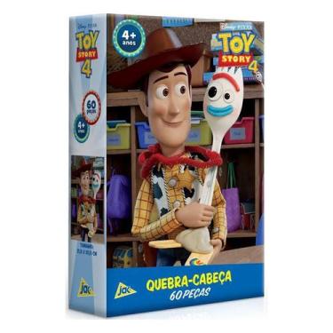 Imagem de Quebra-Cabeça 60 Peças Disney Toy Story4 Wood Forky Toyster