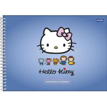 Imagem de Caderno De Desenho Hello Kitty 80Fl - Jandaia