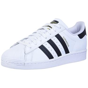 Imagem de adidas Originals mens Super Star Sneaker, White/Black/White/White, 3.5 US