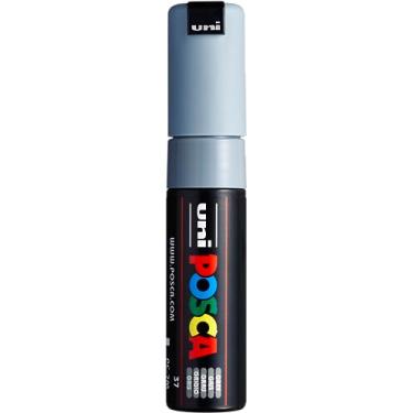 Imagem de Posca marcador 7M em cinza, canetas Posca para materiais de arte, material escolar, arte rupestre, tinta de tecido, marcadores de tecido, caneta de tinta, marcadores de arte, marcadores de tinta Posca