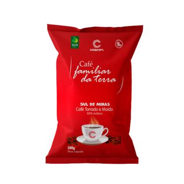 Imagem de Kit 3X: Café Familiar da Terra Sustentável Moído Coopfam 500g