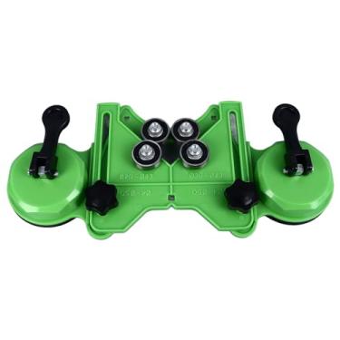 Imagem de Guia de Serra para Furo de Azulejo, Ajustável e Portátil Com 2 Ventosas, Perfuração de Alta Precisão para Cerâmica, Vidro, Porcelana e Mármore (Localizador)