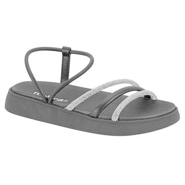 Imagem de Sandália Moleca Flatform Tiras Brilhantes 5469 120 35/39