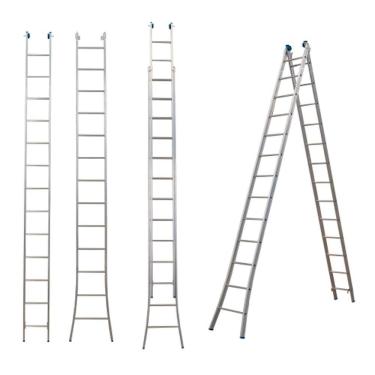 Imagem de Escada De Alumínio Extensiva 2 X 13 - 26 Degraus Alumasa