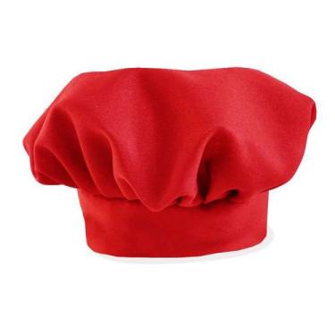 Imagem de Chapéu De Cozinheiro Mestre Cuca Vermelho - Recanto Da Costura