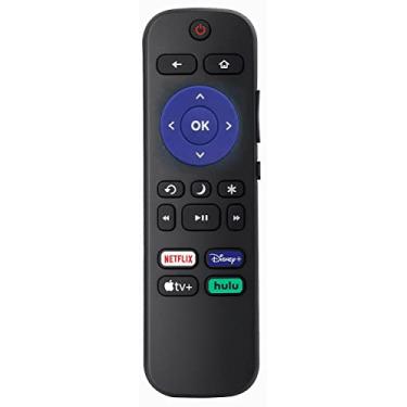 Imagem de Controle remoto universal para Roku TV, compatível com TVs Roku TCL/Philips/JVC/RCA/Magnavox/Sanyo/LG/Haier/ONN