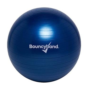 Imagem de Balance Ball – Assento ponderado sem rolo é uma cadeira flexível para escola, escritório ou casa (Médio, azul escuro)