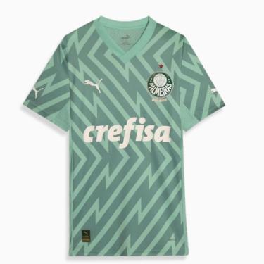 Imagem de Camiseta Puma Palmeiras Jogador Gk Away Jersey 24-Verde-Tam M-Masculino