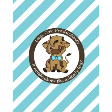 Imagem de Caderno de produtividade de vaca preguiçosa: caderno de vaca fofa Kawaii para estudantes, professores e qualquer pessoa obcecada por vacas