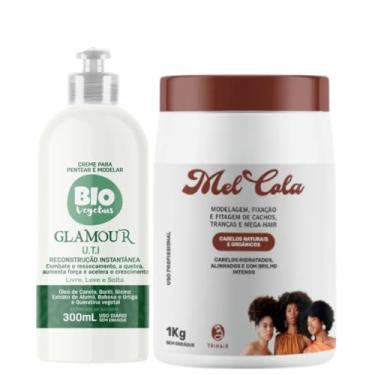 Imagem de Genérico, Kit Mel Cola 1kg + Creme de Pentear UTI Bio Glamour 300ml