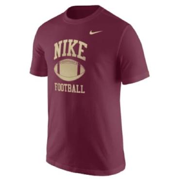 Imagem de Nike Camiseta masculina com estampa de futebol americano, Marrom, M