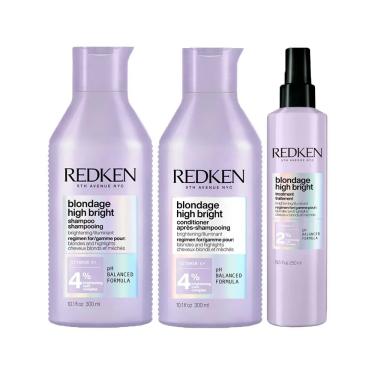 Imagem de Kit Redken Blondage High Bright - Pré Shampoo E Shampoo E Condicionador