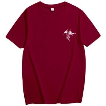 Imagem de Camiseta Streetwear Masculina Anjo Com AK47 Unissex Em Algodão-Masculino