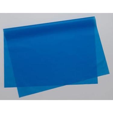 Imagem de Papel de seda 50x70 azul piscina ac33 - pacote com 100 folhas - ART CO