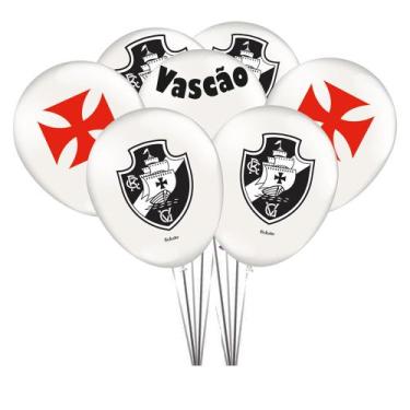 Imagem de 25 Bexigas balão n9 Decoração Vasco da Gama festa Aniversário - Festco