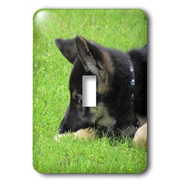 Imagem de 3dRose lsp_21185_1 Interruptor único para filhote de cachorro pastor alemão