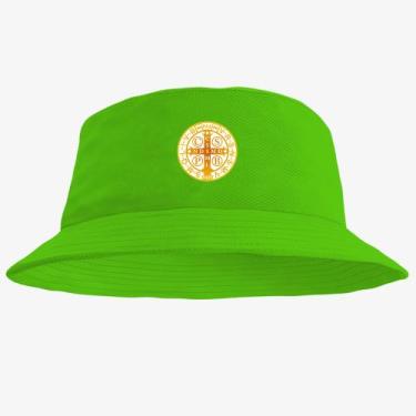 Imagem de Boné Chapéu Bucket Hat Estampado Medalha Sao Bento - MP Moda Masculina