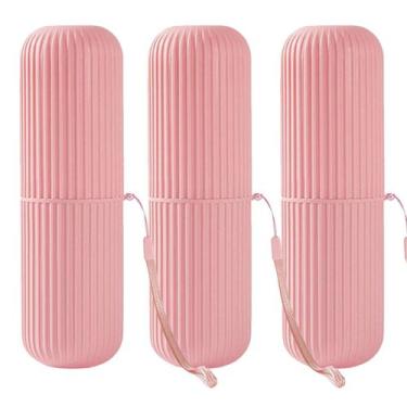 Imagem de Porta Escova De Dente Estojo Multiuso Para Viagem 3 Unidades - Ladiv, 