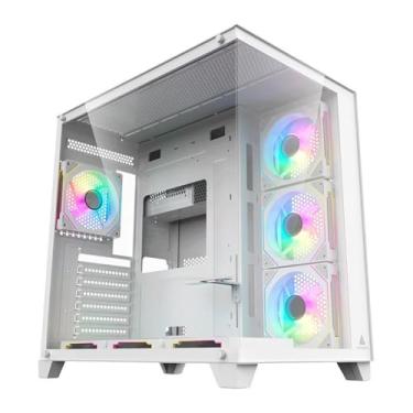 Imagem de Gabinete Gamer Acegeek Mercury R425 | Mid-Tower | Lateral de Vidro | Branco | AG-MERCURY-R425-WH