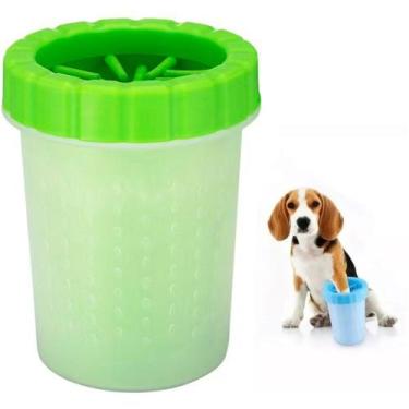 Imagem de Lava Patas de Silicone Para Cães e Gatos VERDE tamanho M CBRN20713 - C