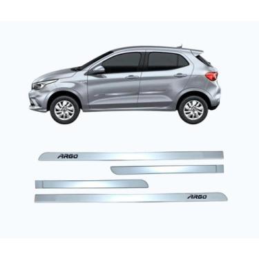 Imagem de Jogo Friso Slim Lateral Porta Fiat Argo Original Grafia - Chevrolet, A