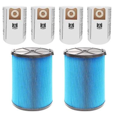 Imagem de MZY LLC Filtro Vf5000 para Ridgid Shop Vac Aspiradores Úmidos e Secos de 5-20 Galões, Filtro de Poeira Fina de Alta Eficiência de 3 Camadas Se Encaixa em Wd1450 Wd0970 Wd1270 Wd09700 Wd06700 Wd1680 (2
