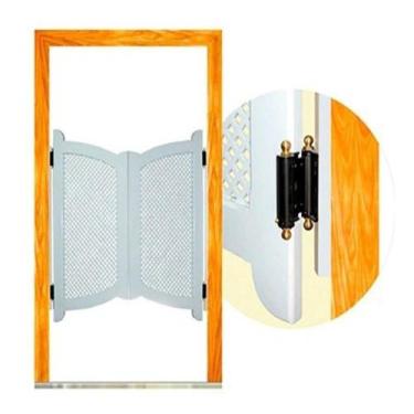 Imagem de Dobradiça Bang Bang Vai E Vem Bar Faroeste 3 Pol. Reforçada - FerraWeb