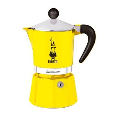 Imagem de Cafeteira Bialetti Rainbow Amarela 3 Xícaras 150 ml 10030123