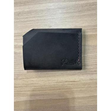 Imagem de Carteira minimalista a menor do Brasil - Dallas handcrafted, Preto